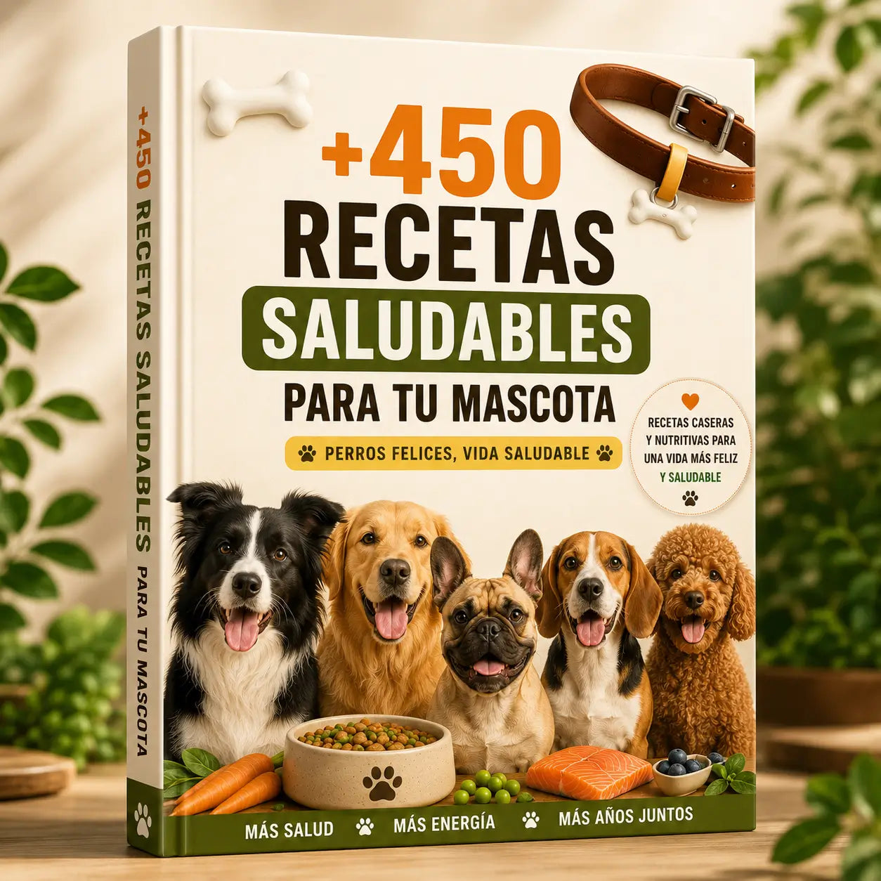 +450 Recetas Naturales para tu Perro | Sistema de Nutrición Canina